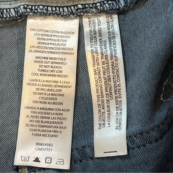 Calvin Klein Jeans Mid Rise Skinny Made with Repreve, Women’s, Blue, Sz 18 W - Picture 5 of 12